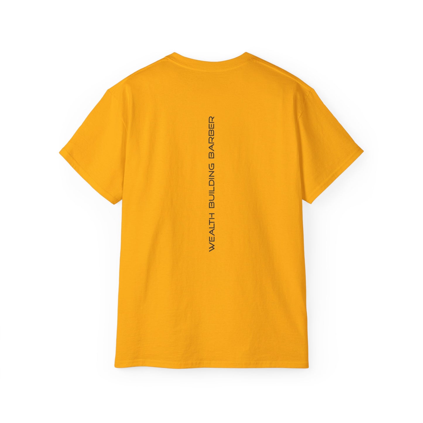Unisex Wealth Building Barber Tee | Inspirational Graphic T-Shirt for Entrepreneurs