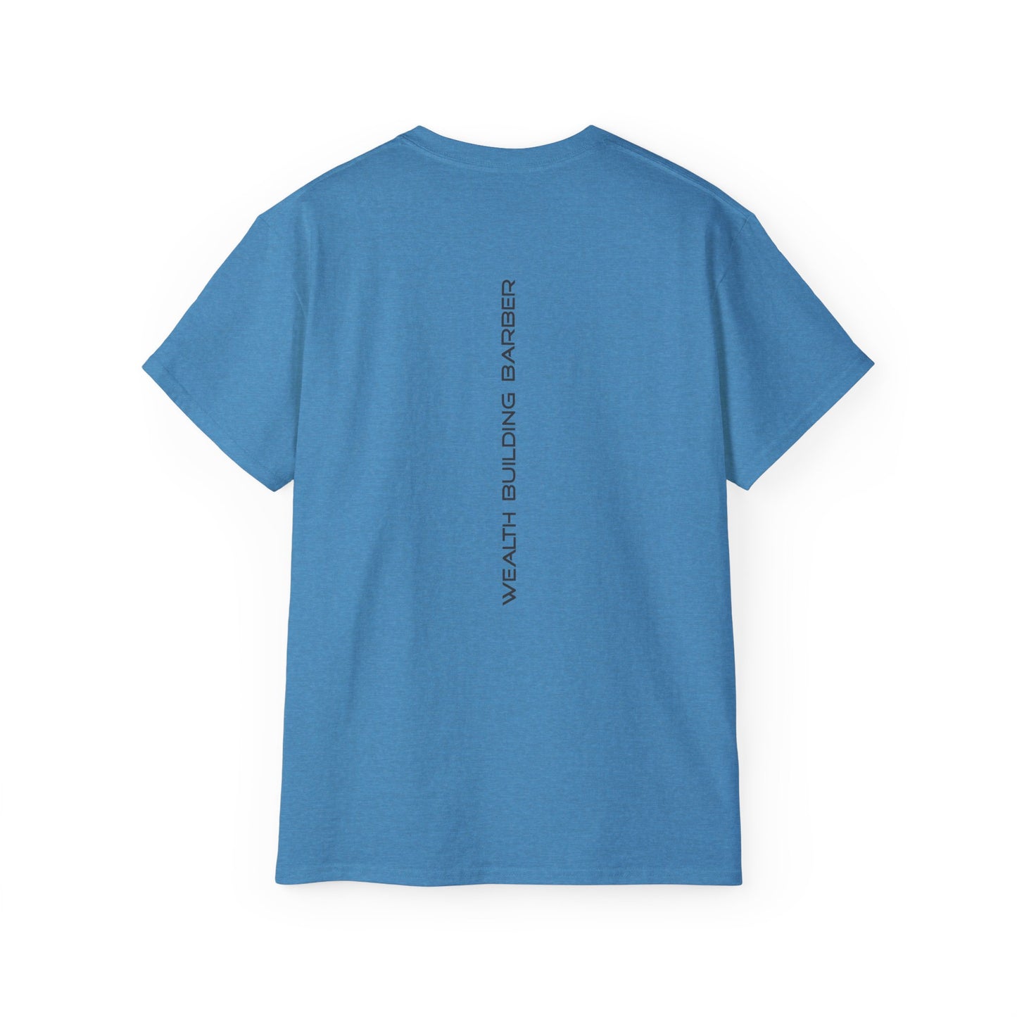 Unisex Wealth Building Barber Tee | Inspirational Graphic T-Shirt for Entrepreneurs